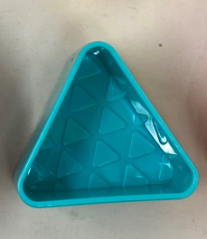 160381 Pop & Discover Activity Cube: TEAL TURQUOISE TRIANGLE