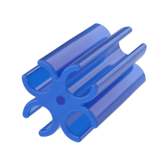 4-Way Clip RED (not medium blue like pictured)