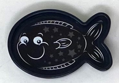 207659 Learn with Me - Color Fun Fish Bowl REPLACEMENT FISH - one BLACK fish