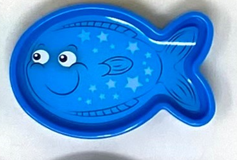 207659 Learn with Me - Color Fun Fish Bowl REPLACEMENT FISH - one BLUE fish