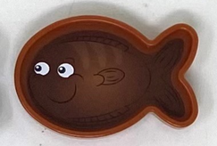 207659 Learn with Me - Color Fun Fish Bowl REPLACEMENT FISH - one BROWN fish