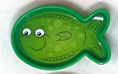207659 Learn with Me - Color Fun Fish Bowl REPLACEMENT FISH - one GREEN fish