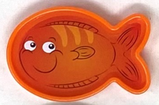 207659 Learn with Me - Color Fun Fish Bowl REPLACEMENT FISH - one ORANGE fish
