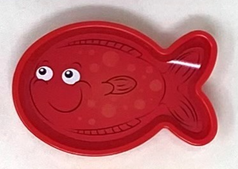 207659 Learn with Me - Color Fun Fish Bowl REPLACEMENT FISH - one RED fish