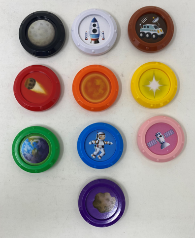 344675 Learn With Me - Space Rocket: ALL TEN SPACE ROCKET DISCS!