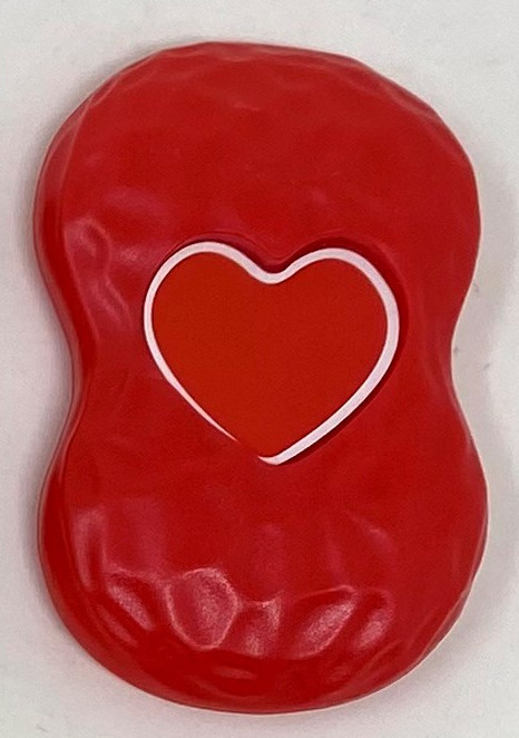 Color & Shapes Elephant Peanut: RED HEART