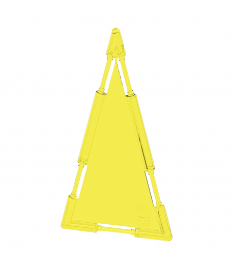 Large Triangle Tile Yellow