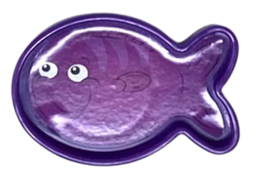 207659 Learn with Me - Color Fun Fish Bowl REPLACEMENT FISH - one PURPLE fish