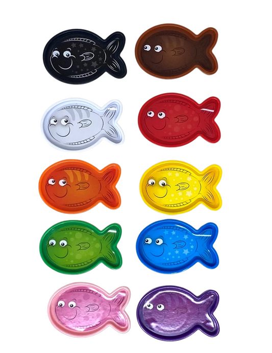 207659 Learn with Me - Color Fun Fish Bowl REPLACEMENT FISH - ALL 10