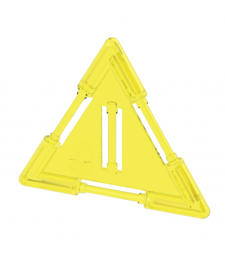 Small Triangle Tile Yellow (slotted)