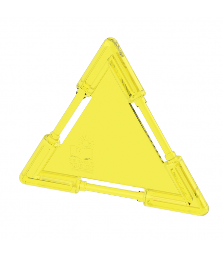 Small Triangle Tile Clear Yellow