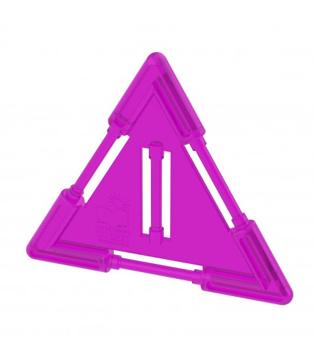 Small Triangle Tile Purple Pastel (slotted)