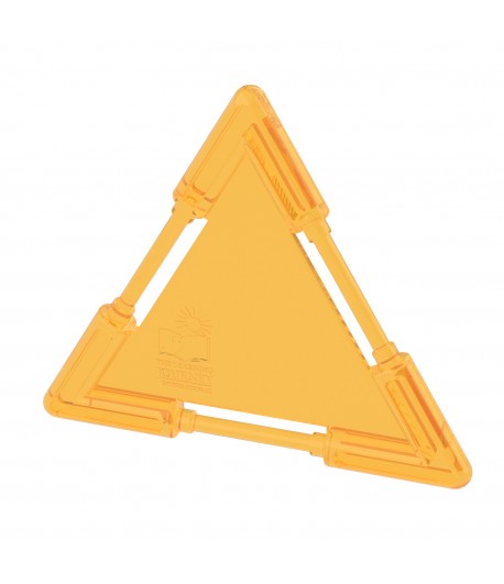 Small Triangle Tile Orange Pastel