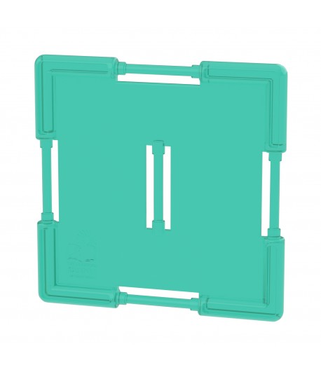 Square Tile Teal Pastel (slotted)