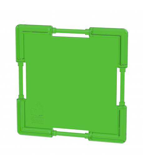 Square Tile Clear Green