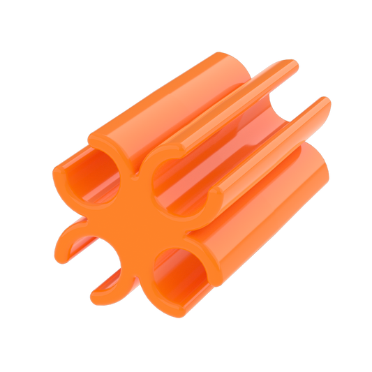 4-Way Clip Bright Orange - Muscle Car