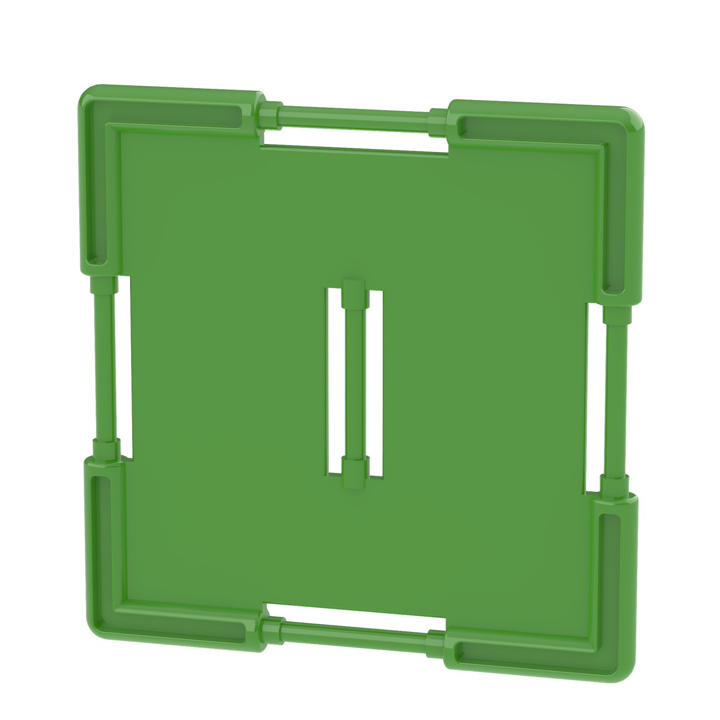 Square Tile BLACK (slotted) - (NOT Dino Dark Green as pictured)