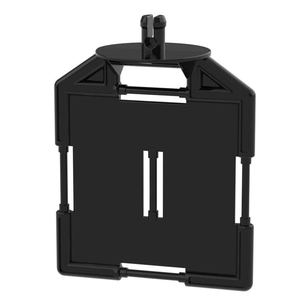 Square Tile Wheel Clip Black - Muscle Car / Off Road Racer