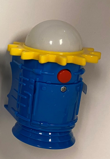 Part 83 White Middle, Yellow Ring, Blue Base