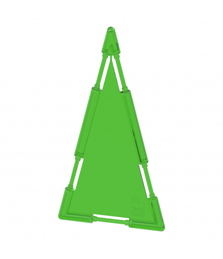 Large Triangle Tile Green