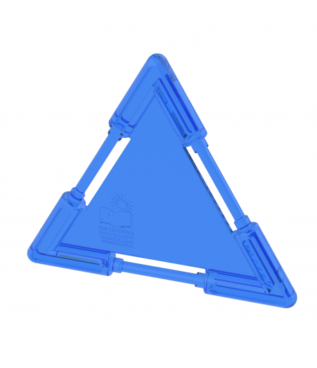Small Triangle Tile Blue