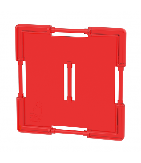 Square Tile Red (slotted)