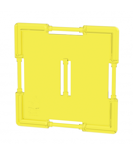 Square Tile Yellow (slotted)