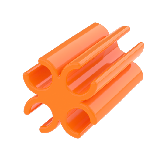 4-Way Clip Orange - Muscle Car