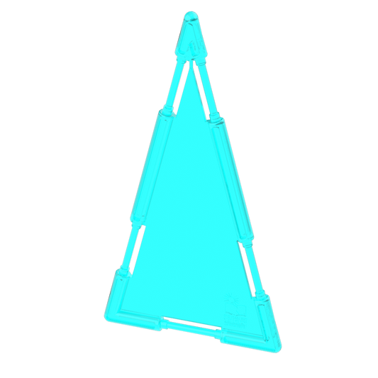 Large Triangle Tile Aqua - Muscle Car