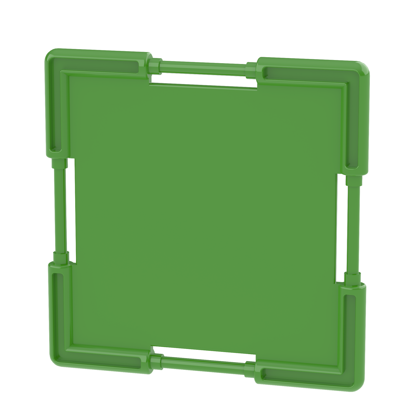 Square Tile Dino Dark Green - Dinosaur