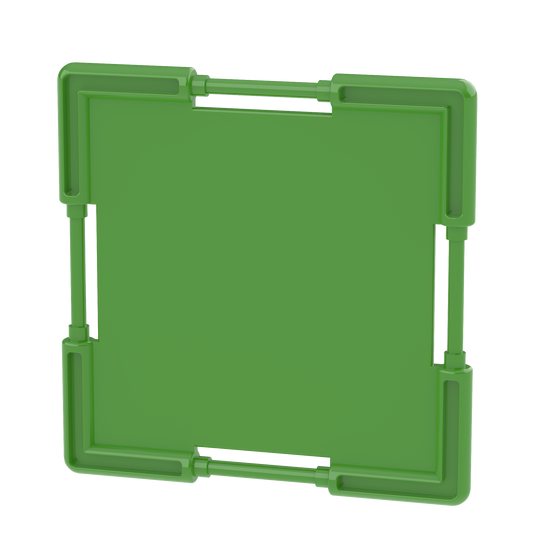 Square Tile Dino Dark Green - Dinosaur